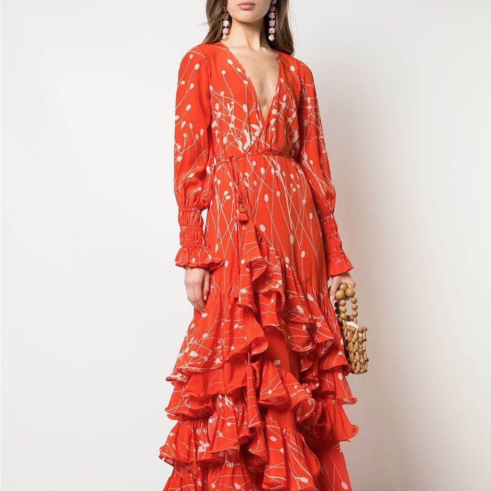 Alexis Rosina Orange Gown